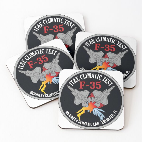 Item preview, USAF F-35 IT&E McKinley Climatic Lab Testing Patch designed and sold by CharlieDesings.