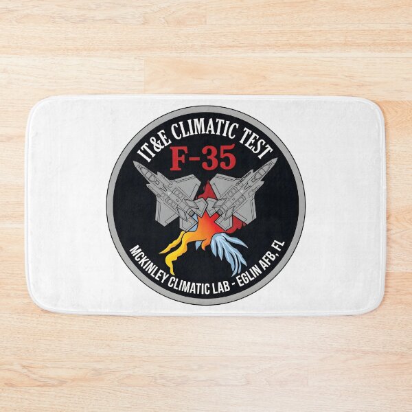 Item preview, USAF F-35 IT&E McKinley Climatic Lab Testing Patch designed and sold by CharlieDesings.