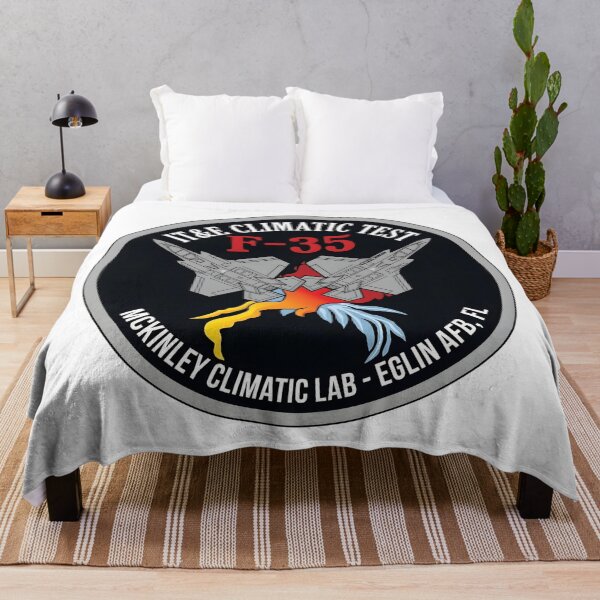Item preview, USAF F-35 IT&E McKinley Climatic Lab Testing Patch designed and sold by CharlieDesings.