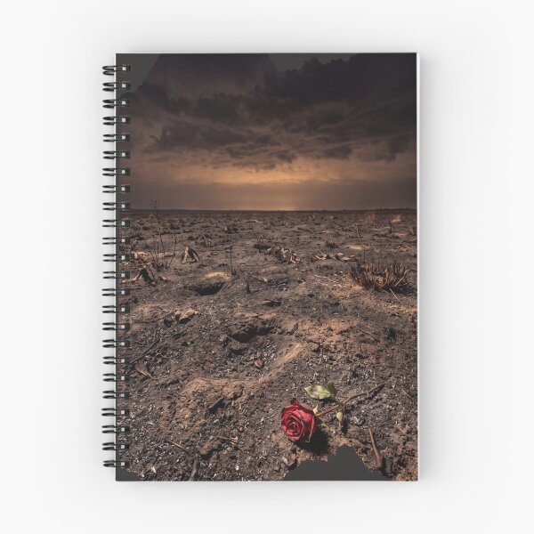 Item preview, Lonely Red Rose In Dark Wasteland Hope,pochlaptops designed and sold by Mr besho.