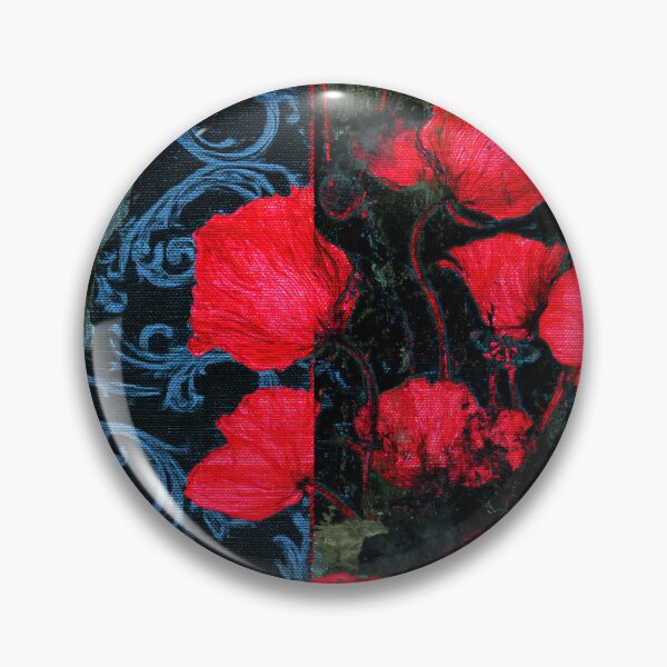 Item preview, Floral with Staring Skull designed and sold by JaimeLikes.