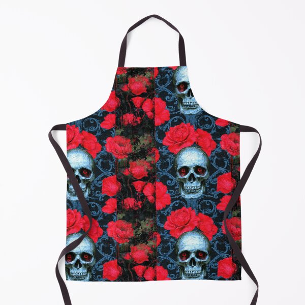 Item preview, Floral with Staring Skull designed and sold by JaimeLikes.