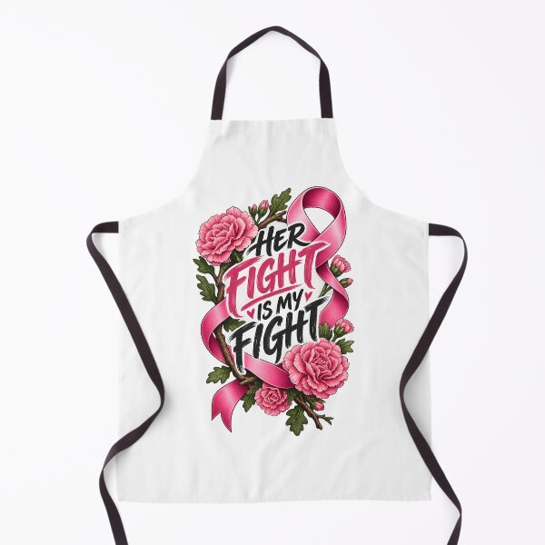 Item preview, Her Fight Is My Fight Pink Ribbon Breast Cancer Support designed and sold by UniversPlant | Blooming with Hope.