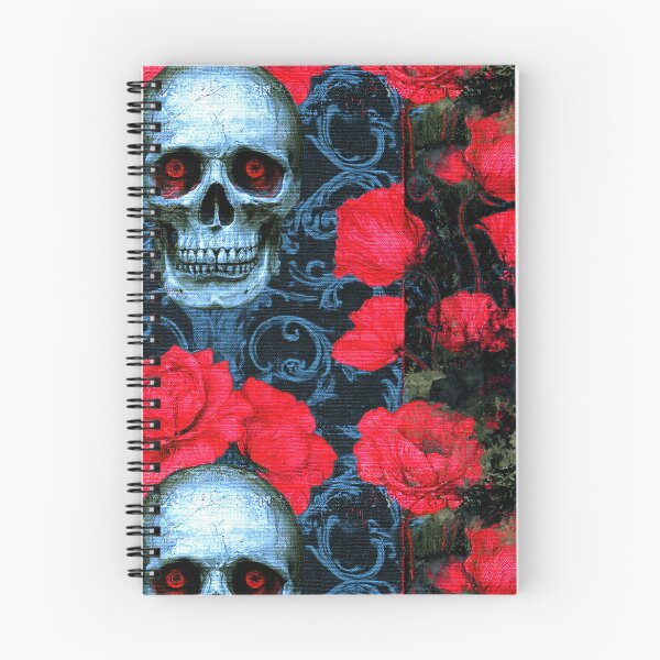 Item preview, Floral with Staring Skull designed and sold by JaimeLikes.