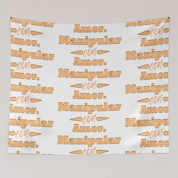 Item preview, Manipular con amor (Handle with love-Spanish)  designed and sold by Yamy Morrell Art and Design.