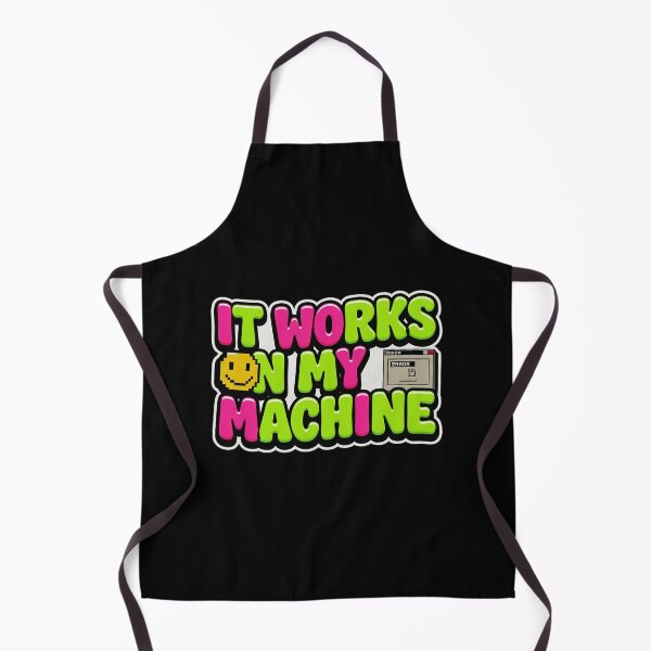 Item preview, It Works On My Machine | Retro Y2K Programmer & Developer Sticker designed and sold by Barkashow.