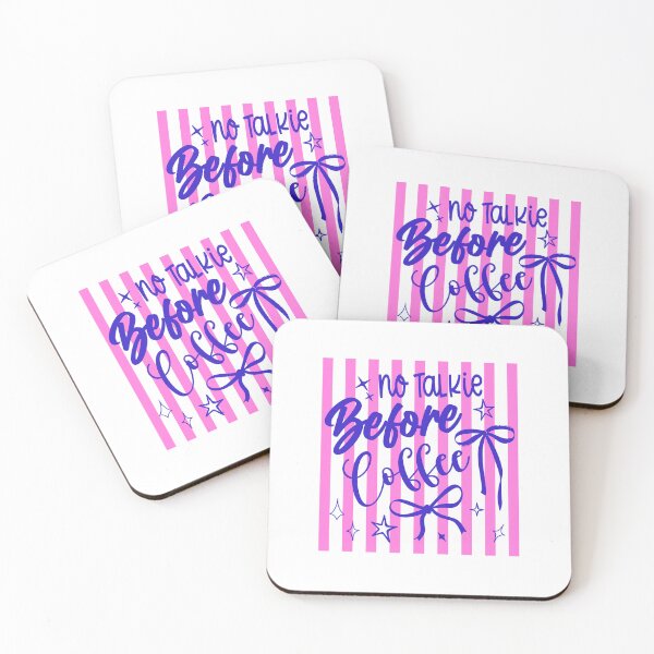 Item preview, No Talkie Before Coffee Funny Caffeine Quote designed and sold by LASTIQUE-dd.