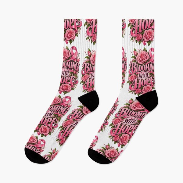 Item preview, Blooming With Hope Pink Ribbon Breast Cancer designed and sold by UniversPlant | Blooming with Hope.