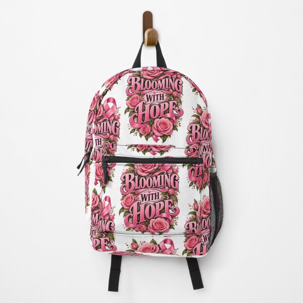 Item preview, Blooming With Hope Pink Ribbon Breast Cancer designed and sold by UniversPlant | Blooming with Hope.