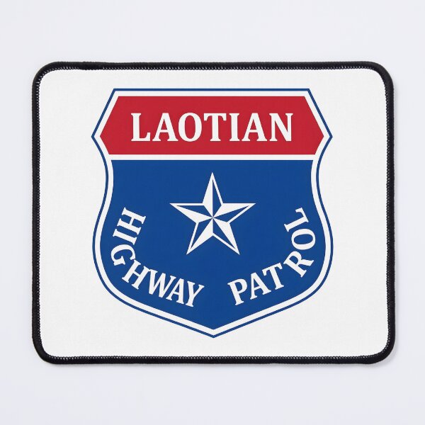 Item preview, USAF Vietnam War Laotian Highway Patrol Patch designed and sold by CharlieDesings.