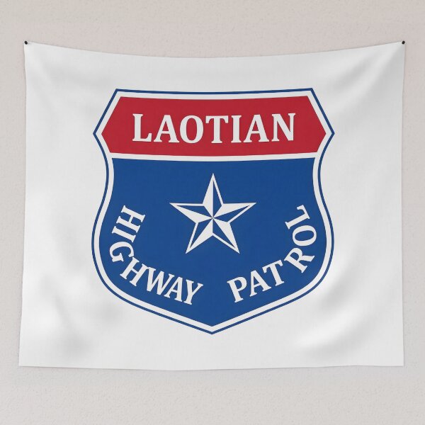 Item preview, USAF Vietnam War Laotian Highway Patrol Patch designed and sold by CharlieDesings.