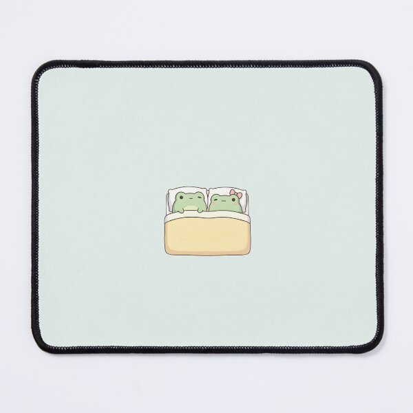 Item preview, Cute Kawaii Frog Couple sleeping designed and sold by pixellm.