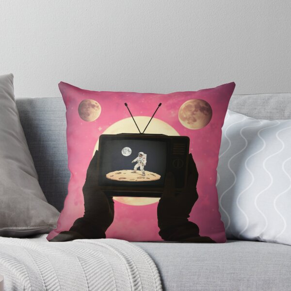 Item preview, Surreal Astronaut TV Space Cinema Movie Poster designed and sold by Cine8.