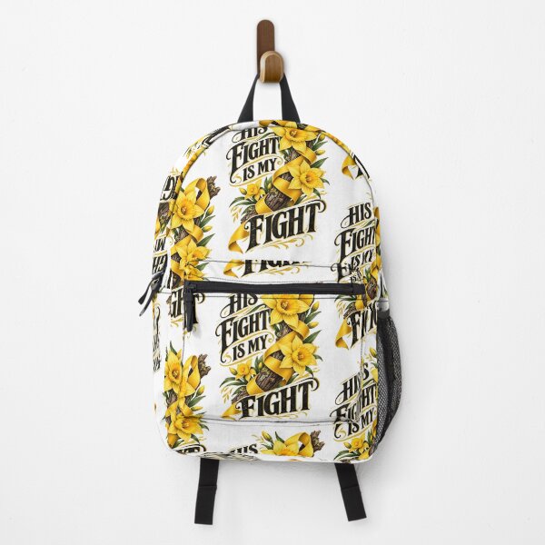 Item preview, His Fight Is My Fight Yellow Ribbon Support designed and sold by UniversPlant | Blooming with Hope.