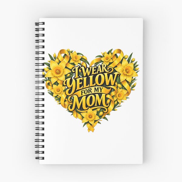 Item preview, I Wear Yellow For My Mom Cancer Support designed and sold by UniversPlant | Blooming with Hope.