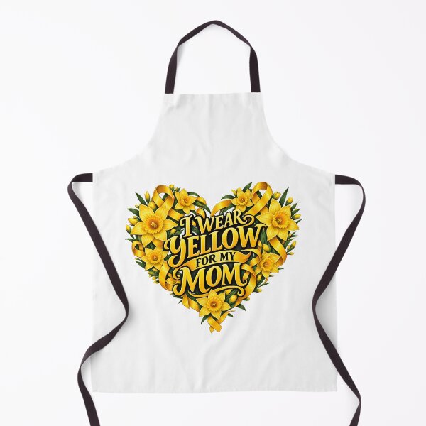 Item preview, I Wear Yellow For My Mom Cancer Support designed and sold by UniversPlant | Blooming with Hope.