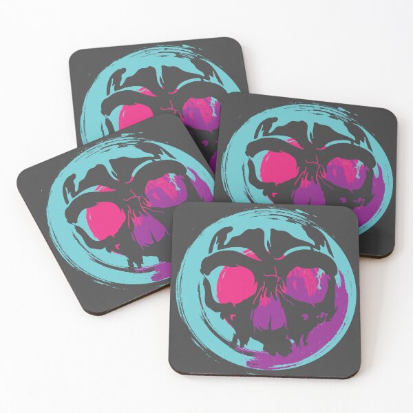 Item preview, Skull Burst | Neon Grunge Graphic | Psychedelic Gothic Art designed and sold by Half Mess.