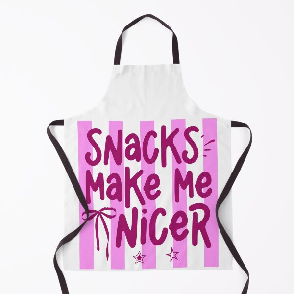 Item preview, Snacks Make Me Nicer Funny Snack Lover Quote designed and sold by LASTIQUE-dd.