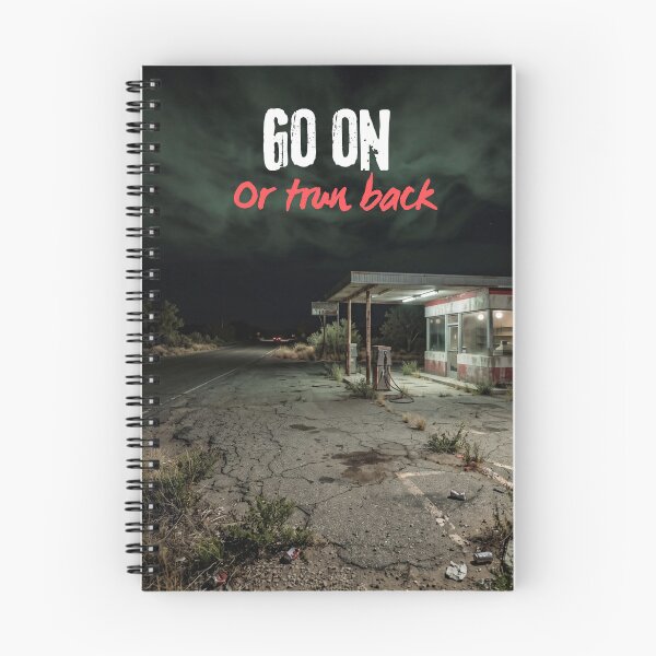 Item preview, Go On Or Turn Back Abandoned Road Art designed and sold by Mr besho.