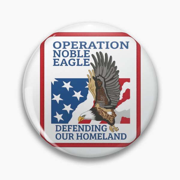 Item preview, USAF Operation Noble Eagle Defending Our Homeland Patch designed and sold by CharlieDesings.