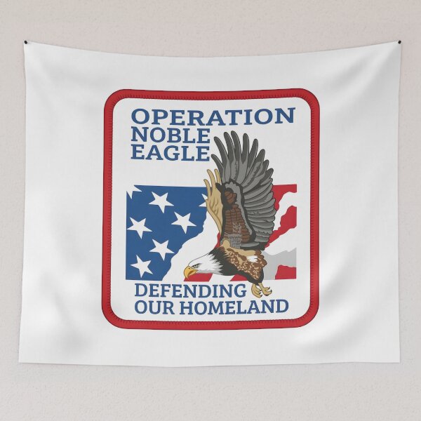 Item preview, USAF Operation Noble Eagle Defending Our Homeland Patch designed and sold by CharlieDesings.