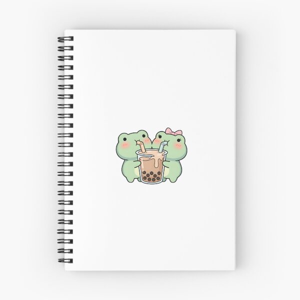 Item preview, Cute Kawaii Frog drinking boba tea designed and sold by pixellm.