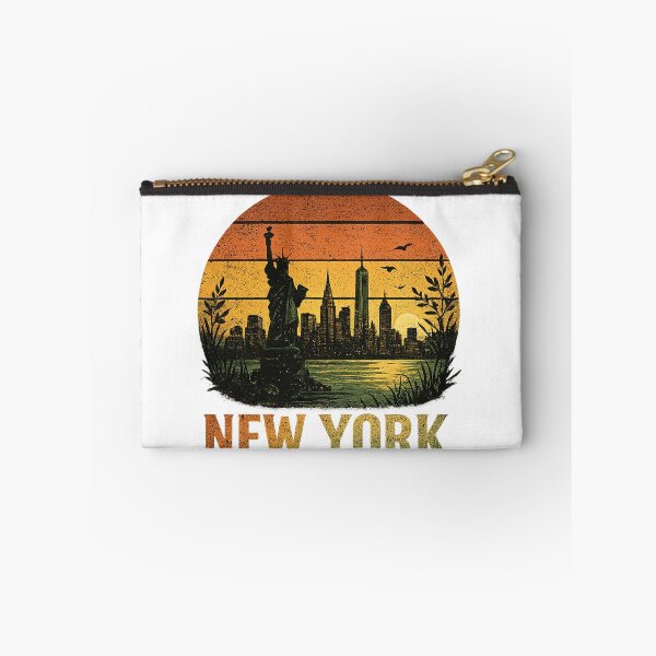Item preview, Vintage New York Sunset Skyline designed and sold by JOHN44ART.