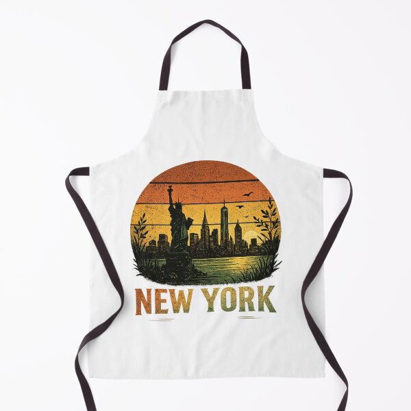 Item preview, Vintage New York Sunset Skyline designed and sold by JOHN44ART.