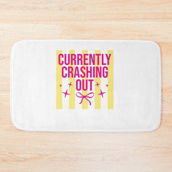 Item preview, Currently Crashing Out Funny Teacher Burnout Quote designed and sold by LASTIQUE-dd.