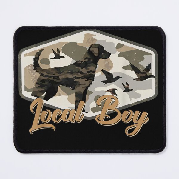 Item preview, Black Lab Dog Local Southern Boy Camo Duck Hunting designed and sold by Crookedorbit ⭐⭐⭐⭐⭐ .