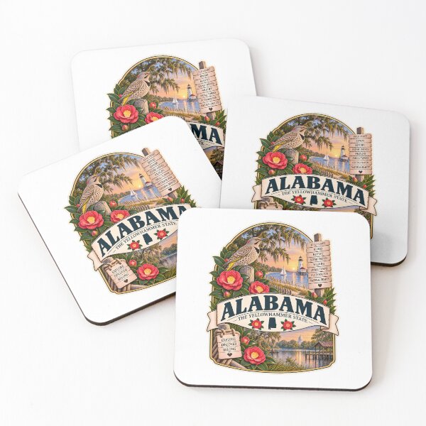 Item preview, Alabama Vintage Travel Badge – The Yellowhammer State designed and sold by BLUEFOX05.