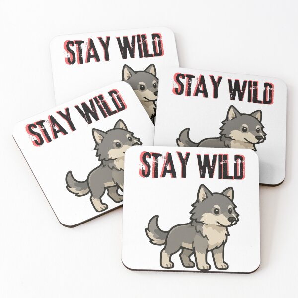 Item preview, Stay Wild Wolf designed and sold by Mix Mood.