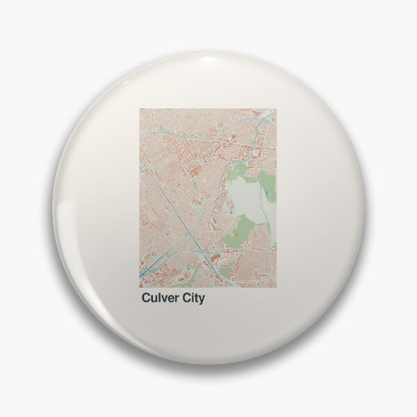 Item preview, Culver City Minimalistic Map Art designed and sold by MapsNerd.