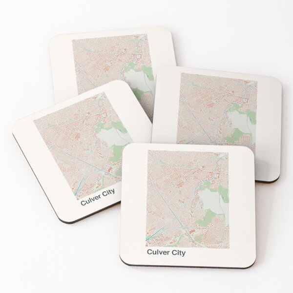 Item preview, Culver City Minimalistic Map Art designed and sold by MapsNerd.