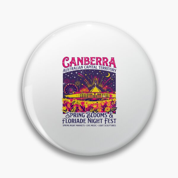 Item preview, Canberra Spring Blooms And Floriade Night Fest  designed and sold by ChaosColorCo.