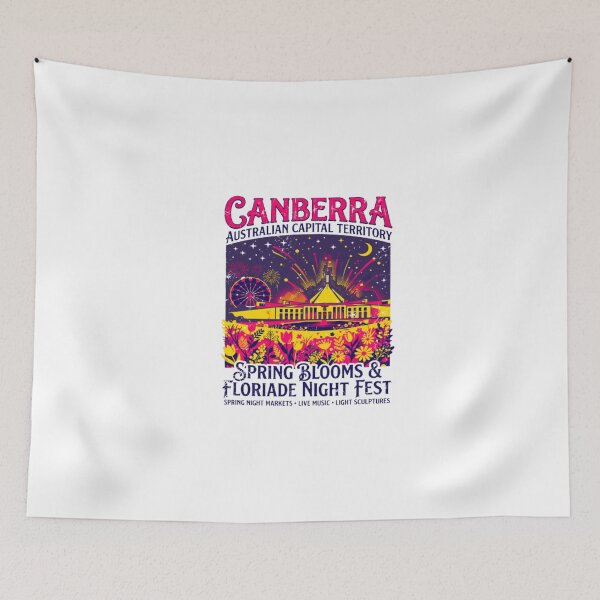 Item preview, Canberra Spring Blooms And Floriade Night Fest  designed and sold by ChaosColorCo.