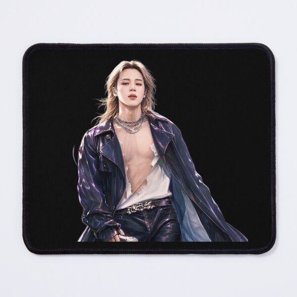 Item preview, BTS Jimin Golden Blonde Cyberpunk Rocker Fanart Illustration designed and sold by ManggaeJM.
