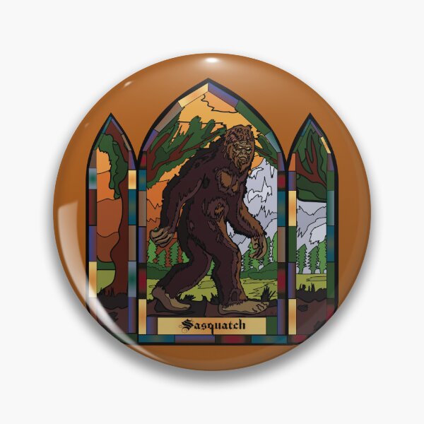 Item preview, Sasquatch Stain glass designed and sold by kerriestuff.