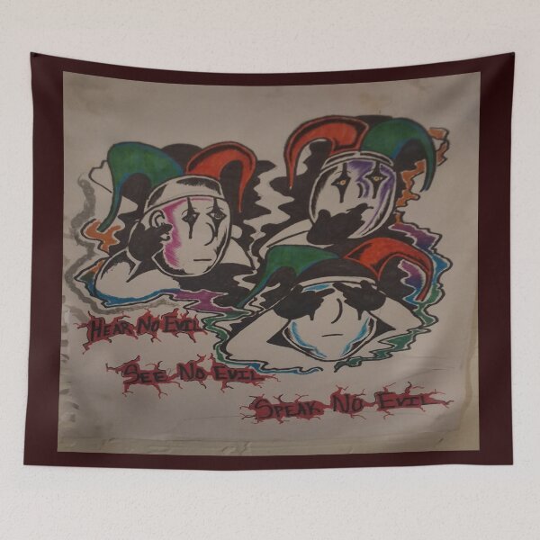 Item preview, Hear no evil, see no evil, speak no evil designed and sold by DoPeiNk!.