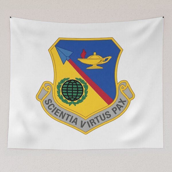 Item preview, USAF Air University Scientia Virtus Pax Crest Patch designed and sold by CharlieDesings.