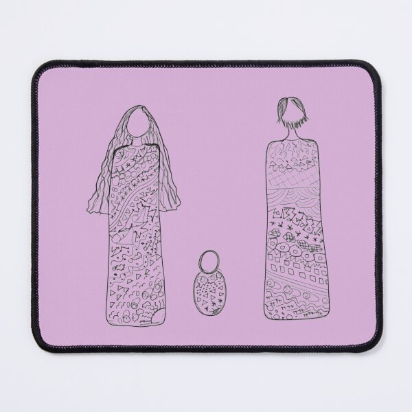 Item preview, Abstract Nativity Figures — Hand-Drawn Black and White Minimalist Art designed and sold by Liberarteprint.