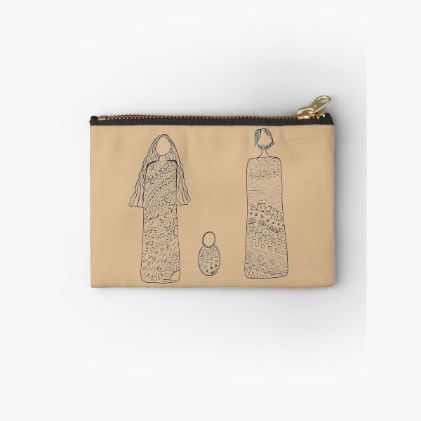 Item preview, Abstract Nativity Figures — Hand-Drawn Black and White Minimalist Art designed and sold by Liberarteprint.