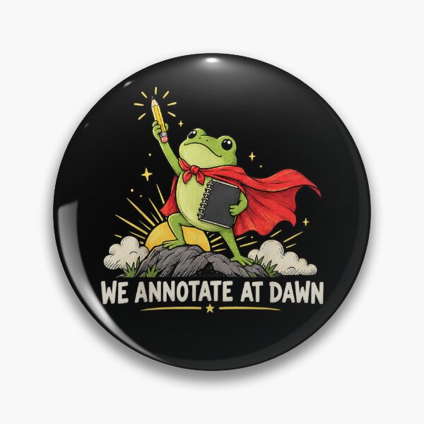 Item preview, We Annotate At Dawn Frog English Teacher Back to School  designed and sold by ocustdaleman.