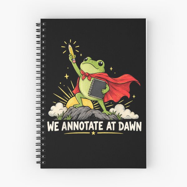 Item preview, We Annotate At Dawn Frog English Teacher Back to School  designed and sold by ocustdaleman.