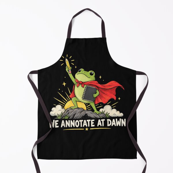 Item preview, We Annotate At Dawn Frog English Teacher Back to School  designed and sold by ocustdaleman.