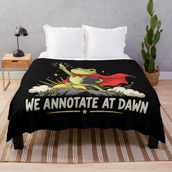 Item preview, We Annotate At Dawn Frog English Teacher Back to School  designed and sold by ocustdaleman.