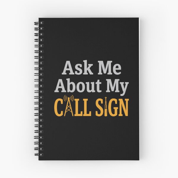 Item preview, Ask Me About My Call Sign Ham Radio designed and sold by Sekla-Studio.