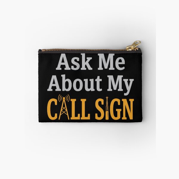 Item preview, Ask Me About My Call Sign Ham Radio designed and sold by Sekla-Studio.