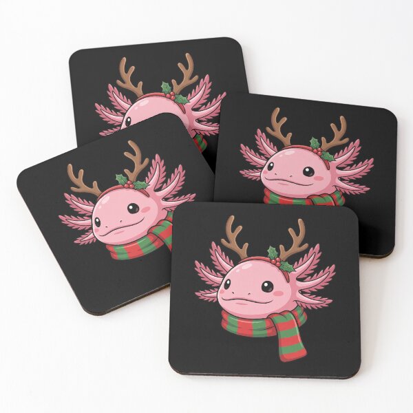 Item preview, Christmas Axolotl Reindeer Holiday Pet designed and sold by Ruuper4all.