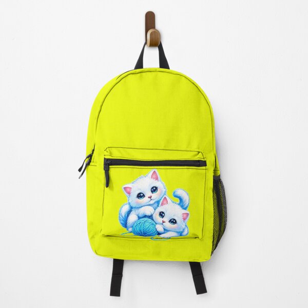 Item preview, Cute Blue Kittens with Yarn Ball designed and sold by MagicCrystal.
